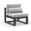 Santorini Single Modular Outdoor Aluminium Lounge