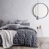 Gioia Casa 100% Cotton Manhattan Reversible Printed Quilt Cover Set - King