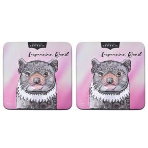 Banksia Red Tasmanian Devil Tin Macadamia Butter Finger Biscuits 150g - 2 Pack