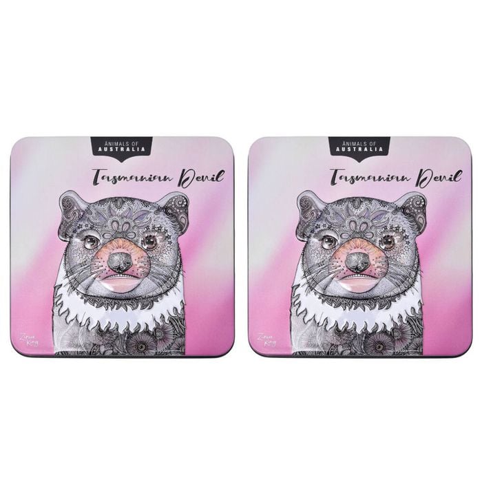 Banksia Red Tasmanian Devil Tin Macadamia Butter Finger Biscuits 150g - 2 Pack