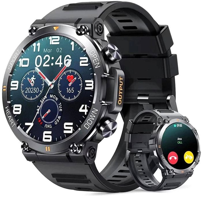Tavice Sports Smart Watch With Bluetooth Calls, Heart Rate & Health Monitoring, 1