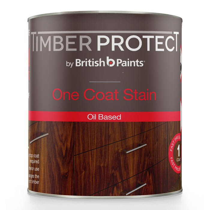 Timber Protect 250ml Oak Oil Based One Coat Stain - 250ml