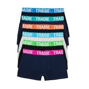 Tradie Underwear Trunks 6 Pack 2X-Large
