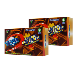 TBLUE Fabric Softener Dryer Sheet - Autumn Forest 105 Sheets - TWIN PACK