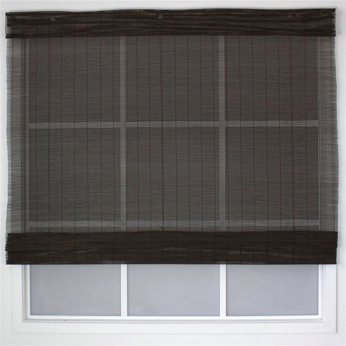 Windoware California Matchstick Indoor Roman Blind - 1500mm x 2100mm Mahogany
