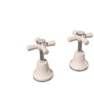 Ezyfix Ivory Classic Basin/Sink Set 2815-04 LF