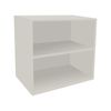 Kaboodle 600-699mm White Pepper Customisable Deep Open Med Wall Shelf