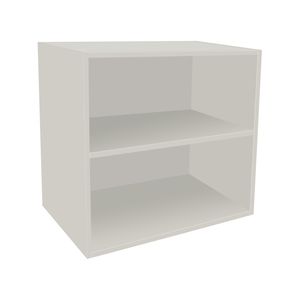 Kaboodle 600-699mm White Pepper Customisable Deep Open Med Wall Shelf