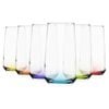 LAV Lal Highball Glasses - 480ml - Colour Base - Pack of 6