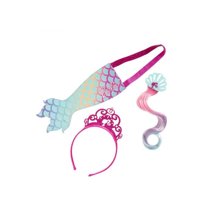 3pc Barbie Mermaid Kids/Children Girls Costume Party Dress-up Accessory Set