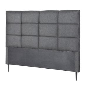 Artiss Bed Headboard Double Bedhead Linen Fabric Charcoal