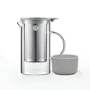Buydeem Tea Pot Glass With Bracket 800ml
