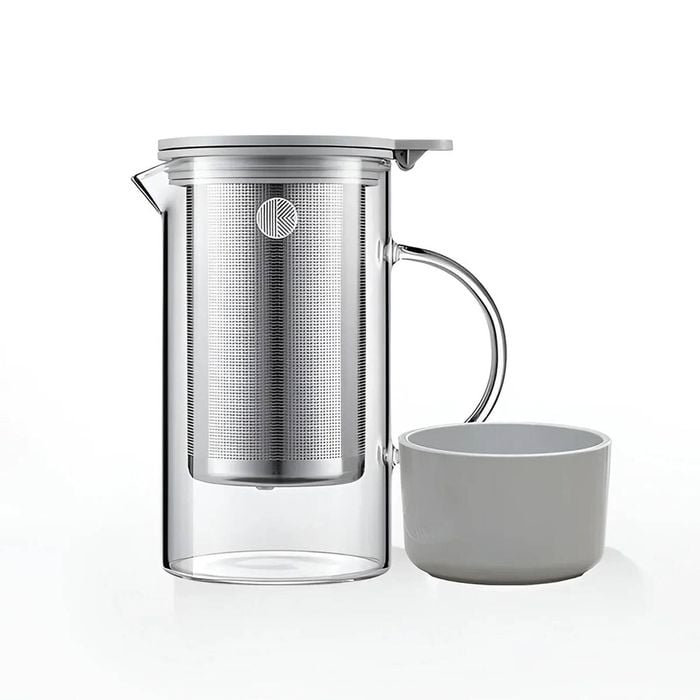 Buydeem Tea Pot Glass With Bracket 800ml