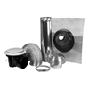 Deflecto Ceiling Exhaust Fan Tile Roof Kit Standard 270m3/hr