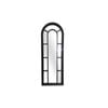 Elegant Collections Matt Black Hamptons Arch Mirror Medium