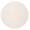 Loopsie-160cm X 160cm-ribera Ivory Textured Round Rug