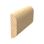 Porta 30 x 8mm 3.0m Rounded Edging Bead Clear Pine