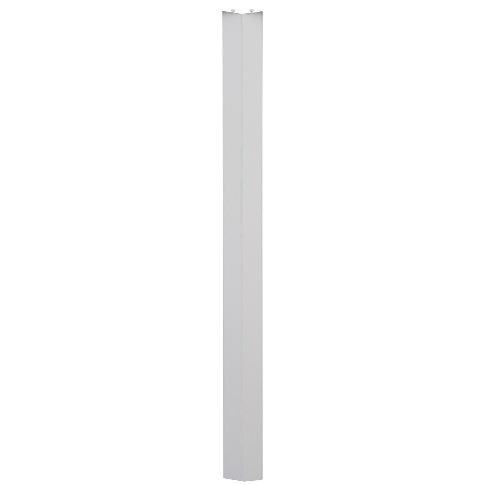 Pillar 11.5 x 240cm White Havana PVC Concertina Door Panels - 2 Pack