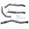 Ignite Exhausts Turbo Back For Nissan D22 Navara 2.5l 3" Cat & Hotdog Raw Aluminised Steel