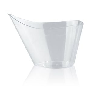 12x 10pc Partyware Mini Dish Small Serving Bowls Set Tear Shape 95x65x65mm