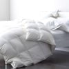 Renee Taylor Classic Queen Bed Quilt White Duck Feather & Down