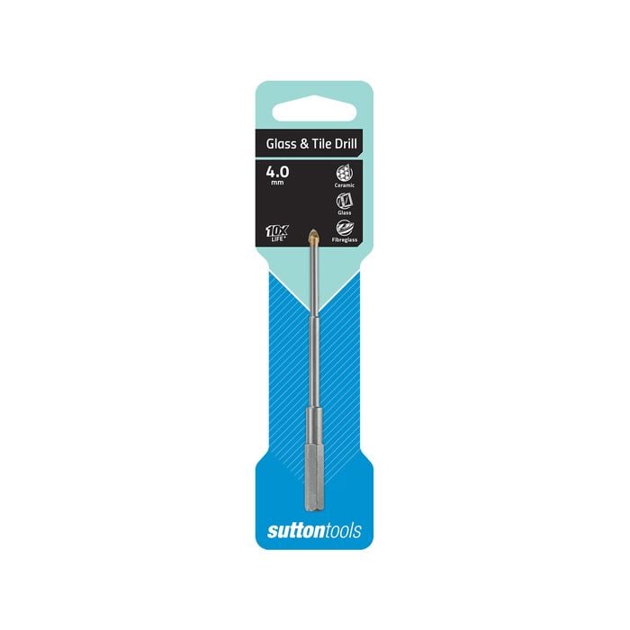 Sutton Tools 4.0mm Glass and Tile Drill Bit 