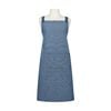 Eco Ladelle Cotton Adjustable Durable Kitchen Apron Accessory Blue