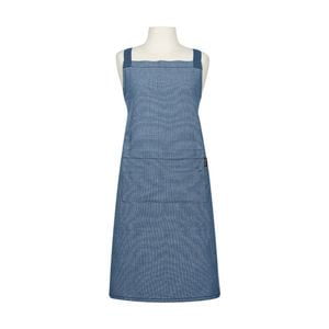 Eco Ladelle Cotton Adjustable Durable Kitchen Apron Accessory Blue
