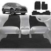 6D Diamond Car Floor Mats for Lexus RX 2015-2022-Full Set-Black-Outback GT