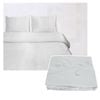 Bloomington Camellia Satin Embroidery Quilt Cover Set White King