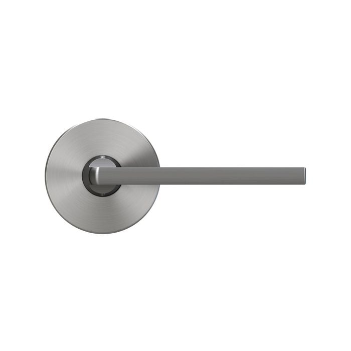 Schlage Brushed Satin Chrome Medio Series Alba Passage Lever Set 