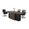 Modern Furniture CARTER Boardroom Table  2.4M - Coffee & Charcoal