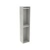 Lugna 2048 x 600 x 380mm Mist Double Hanging Robe Insert