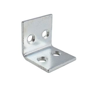 Carinya 40 x 40 x 40 x 3.5mm Zinc Plated Reinforcing Angle Bracket - 4 Pack