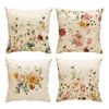 Catzon 4 Pcs Decorative Throw Pillow Covers with HD Printing for Home Decor