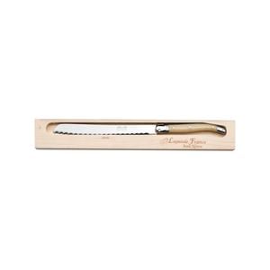 Laguiole Jean Neron Bread Knife - Light Horn