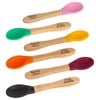 Children's Bamboo Soft Tip Spoons - Set of 6