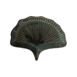 Urban Lyra 23cm Ceramic Ginko Plate Home Decor Display - Jungle