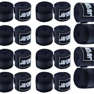 Hand Wraps Boxing 10 piece set MMA Inner Wrist Bandages Fist Straps by Javson - Black