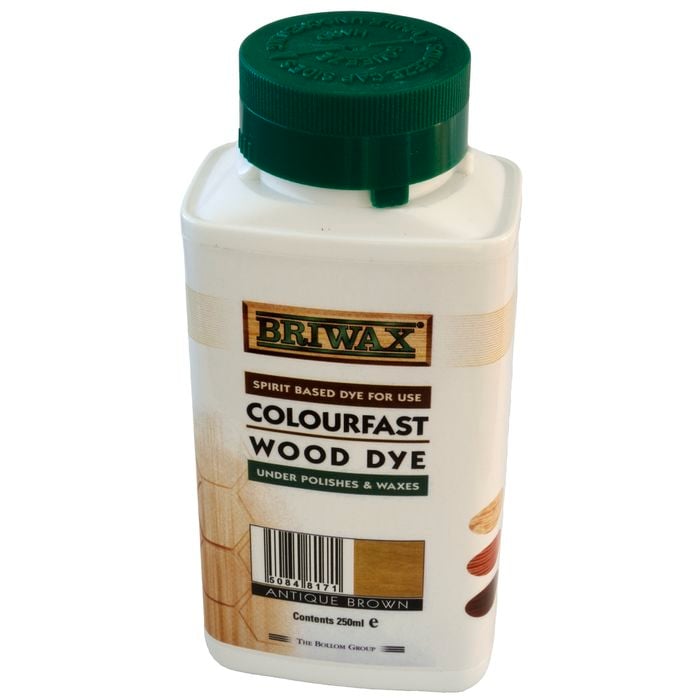 Briwax 250ml Spirit Based Antique Brown Timber Dye