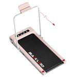 BLACK LORD Treadmill 40cm Electric Walking Pad Under Desk Foldable Pink