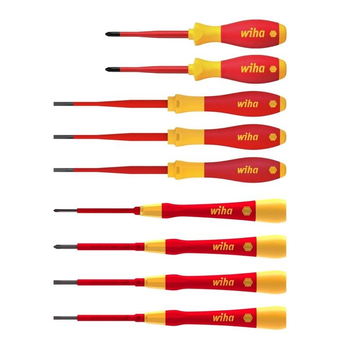 Wiha 9 Piece VDE Insulated Screwdriver Set