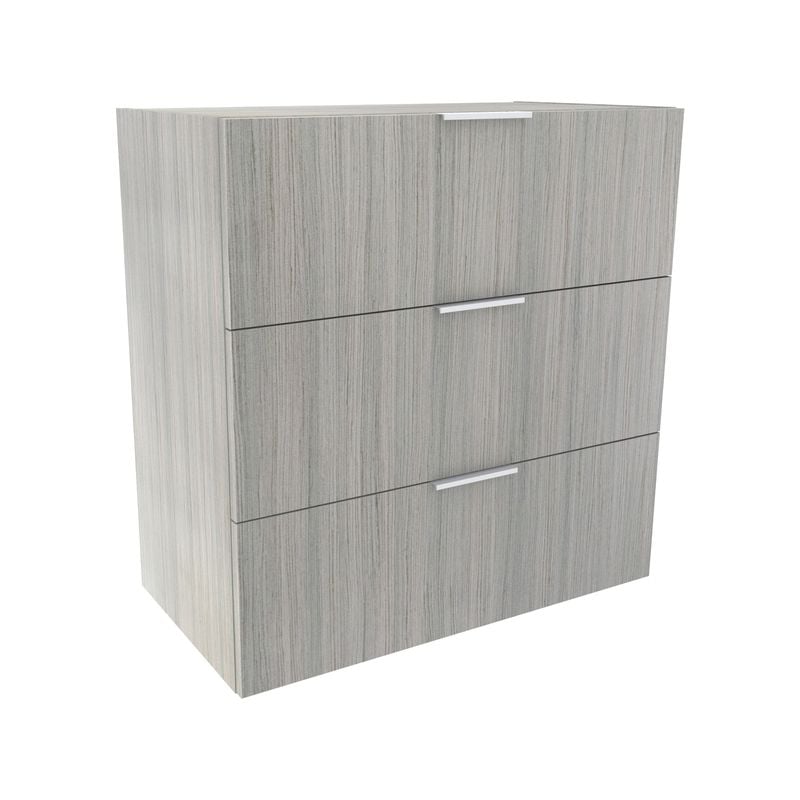 Lugna 768 x 750 x 380mm Mist 3 Drawer Storage Cabinet