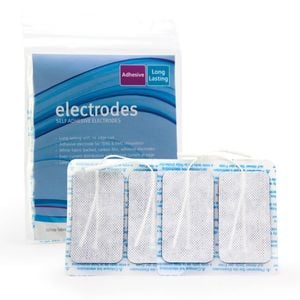 Self-adhesive Tens Electrode Pads - Pain Relief Therapy, 4 Pack - 5cm X 5cm (square)