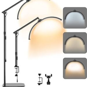 Advwin Led Half Moon Light Lash Light for Eyelash Tech -Black