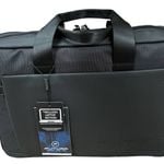 15" Futura Laptop Computer Bag Travel Work Messenger Bag w/USB Port  Black