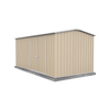Absco Sheds 4.48 x 2.26 x 2.0m Classic Cream Workshop Double Door Garden Shed