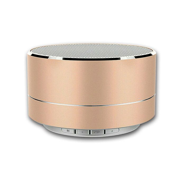 Portable Wireless Handsfree Rechargeable Bluetooth Speakers (Gold)