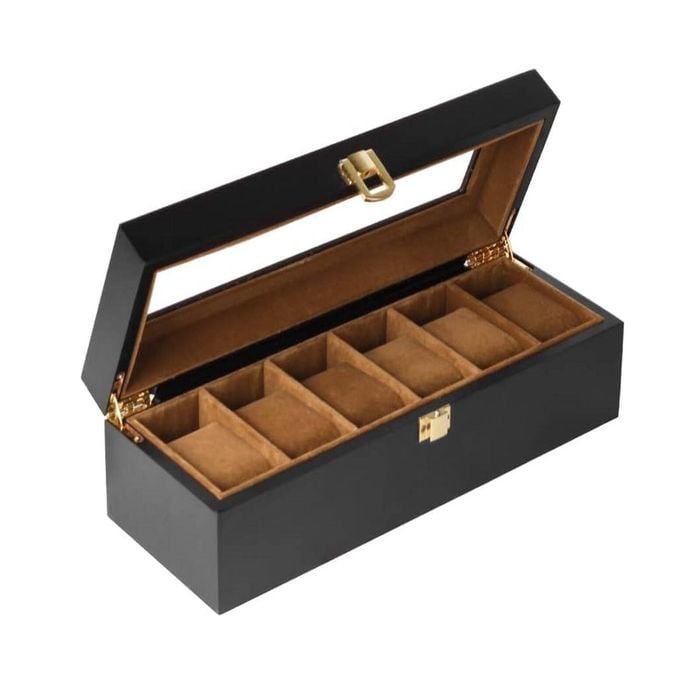 Watch Box Wood Case - 6 Slot