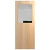 Hume Doors & Timber 720 x 2040 x 40mm Entrance Door Paint Grade Ply Glass Opening G1 Glass XF3